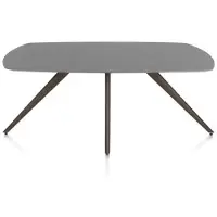Xooon Saluti Esstisch oval 180 x 105 cm 4-Fuß-Gestell HPL