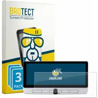 BROTECT Screenprotector 3 Stuks voor Nissan X-Trail 2026 NissanConnect 12.3" Beschermglas transparant