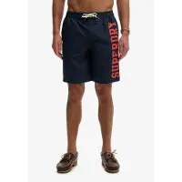 Superdry Zwemshorts marine / oranje