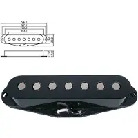 Boston PU-19-BK Stallion 7-string - vintage Alnico, zwart