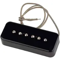 Lollar 10301-111111 Single Coil Pickup - P-90 Soapbar hals, zwart
