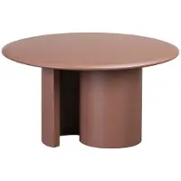 Livin24 Salontafel Nova rond ø80 cm mocha mousse