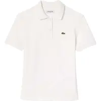 Lacoste Dames/Dames Terry Slim Poloshirt met Korte Mouwen (Crème)