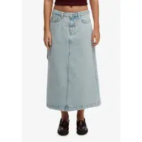 Superdry Denim Cargo Maxi Lange Rok