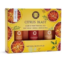 Song Of India - etherische olie - citrus blast - aromatherapie set - 3 x 5ml
