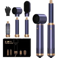 VHV - Airstyler - 5-in-1 haarstyler - Föhnborstel en krultang set voor krullen drogen stylen en gladmaken