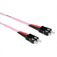 ACT 7 meter LSZH Multimode 50/125 OM4 glasvezel patchkabel duplex met SC connectoren