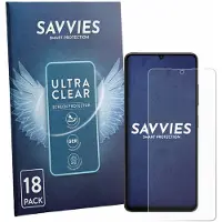 Savvies - Screenprotector voor Lava Shark 2 - Folie Beschermfolie transparant 18 Stuks