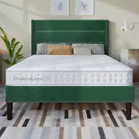 Merax 7-zone pocketverenmatras 140x200 cm - 15 cm hoog koudschuimmatras - orthopedisch matras - voor mensen met allergieën
