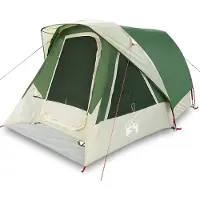 vidaXL Tent 4-persoons waterdicht groen