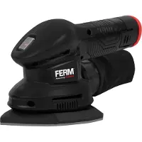 Ferm - AX-POWER - PSM1046 - Accu schuurmachine - 12Volt - Driehoekschuurmachine - Handpalmschuurmachine - USB-C - laadkabel