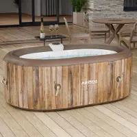 Arebos Bubbelbad Voor 2 personen - Hottub - met accessoires - 190x120cm