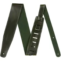 Fender Broken-In Leather Lederen Gitaarband Groen 0990641062