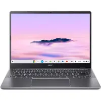 Acer Chromebook Plus 514 CB514-6HT-31LN - 14 inch - Touchscreen - Core 3 (i3) - 8GB - 128GB - Verlicht toetsenbord - Grijs