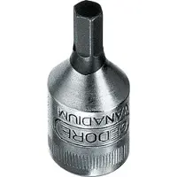 Gedore 1/4" 28mm Dopsleutel- Schroevendraaier voor 8mm Binnenzeskant-Schroeven [2 Stuks]