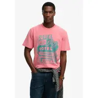 Superdry Shirt smaragd / lichtroze