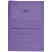 Elco Ordo Cassico L-map met venster A4 100 stuks 220 x 310 mm violet