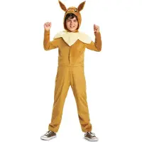 Pokémon POKÉMON, Eevee klassieke jumpsuit met capuchon, Maat S (4-6 jaar)