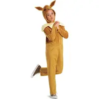 Pokémon POKÉMON, Eevee klassieke jumpsuit met capuchon, Maat M (7-8 jaar)