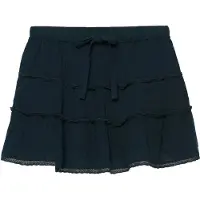 Superdry Cheesecloth Gelaagde Minirok Blauw Grootte: 42