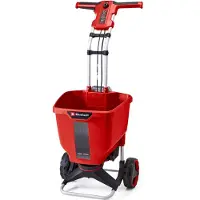 Einhell Accu Strooiwagen GE-SR 18/22 Li Solo - Power X-Change - 18 V/Li-ion - 22 L - 6-traps toerentalregeling - 6-traps-strooiregeling - Excl. Accu en lader