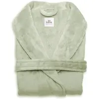 Zo! Home Badjas Cara Foam Green - 100% Polyester - Maat XL