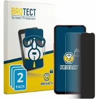 BROTECT - privacy screenprotector voor Oscal Flat 3C - Folie Beschermfolie Blauwlichtfilter 2 Stuks