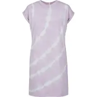 Urban Classics Jurk pink / wit