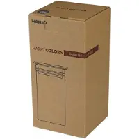 Hario Colors glazen voorraadpot 400 ml, grijs