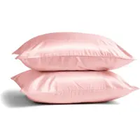 Silk Heaven 2x Zijden Kussensloop 50x60cm Roze Hotelsluiting 19 Momme - Kussensloop set - Luxe Silk Kussensloop 100% moerbei zijde - Zijde kussensloop - - 50x60cm / Hotelsluiting