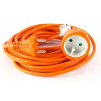 Emos Gartenverlängerungskabel ohne Erdung 15 m orange (P01315)