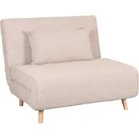 Label51 - Slaapbank Single - Beige - 90x101x81cm