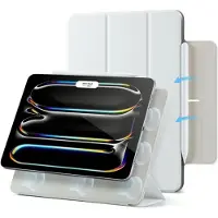 ESR Rebound Magnetic Hoes Geschikt voor Apple iPad Pro 11 (2024 / 2025) - Magnetische Book Case - Standaard - Sleep/Wake Functie - Wit