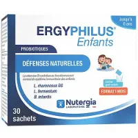 Nutergia Ergyphilus Enfants Probiotiques Défenses Naturelles 30 Sachets