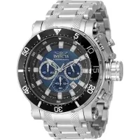 Invicta Coalition Forces 49753 Herenhorloge - Quartz Uurwerk - Roestvrij Staal met Zwarte Wijzerplaat - 52 mm