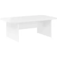 vidaXL Salontafel Hoogglans wit 93 x 53 x 33 cm Bewerkt hout
