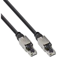 InLine Patchkabel, U/UTP, Cat.6A, halogeenvrij, AWG23 koper, zwart, 40m
