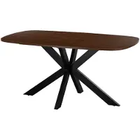 Giga Meubel Eettafel Jaimy Walnoot Deens Ovaal 160cm