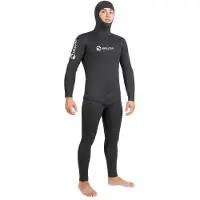 Abysstar Pacific 7 Mm Diving Wetsuit Zwart 2XL Man