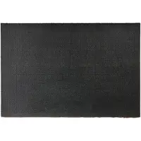 Beliani SAGADA - Deurmat - Beige/Zwart - 60 x 90 cm - Kokosvezel/PVC