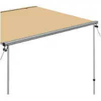 vidaXL Luifel voor camper en caravan 2,4x2x2,15 m beige
