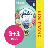 Glade 3+3 Gratis: Touch & Fresh Exotic Tropical Blossoms 10 Ml