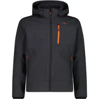 CMP Verwarmde softshell jas met afneembare capuchon | Maat 2XL