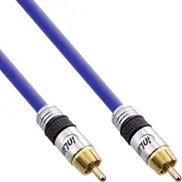 InLine Cinch kabel AUDIO, PREMIUM, 1x Cinch male / male, 15m