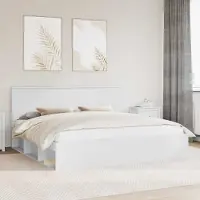 vidaXL Bedframe met hoofdeinde Zwart 75 x 190 cm Massief grenenhout