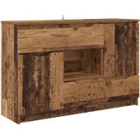 vidaXL Dressoir Oud Hout 100 x 30 x 65,6 Bewerkt hout