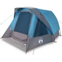 vidaXL Tent 4-persoons waterdicht blauw