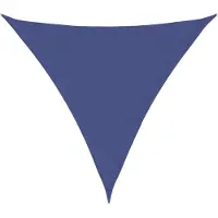 vidaXL Zonnescherm driehoekig 4,5x4,5x4,5 m oxford stof blauw