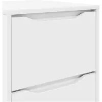 vidaXL Opbergkast 40 x 48 x 105 cm Bewerkt hout Wit