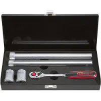 Ks Tools 517.1140, zwart, zilver, 3/8 inch, 1 stuk, 2,07 kg